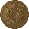 Ekena Millwork Cornelia Ceiling Medallion (Fits Canopies up to 4"), Hand-Painted Pale Gold, 22 1/2"OD x 1 1/2"P CM22CNPAS - alternate 1